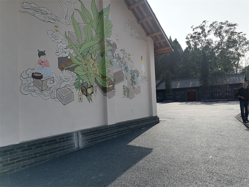蓬溪高峰山风景区透水项目